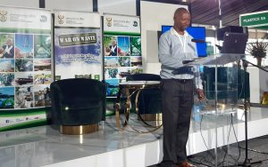 Ntlebi was one of many stakeholders that delivered a presentation. He told delegates that high unemployment in South Africa had driven people to become waste pickers. Many of them worked at landfill sites or on the streets. Ntlebi said approximately 90% of general waste was still being sent to landfill sites, and over 200,000 people were waste pickers in South Africa.