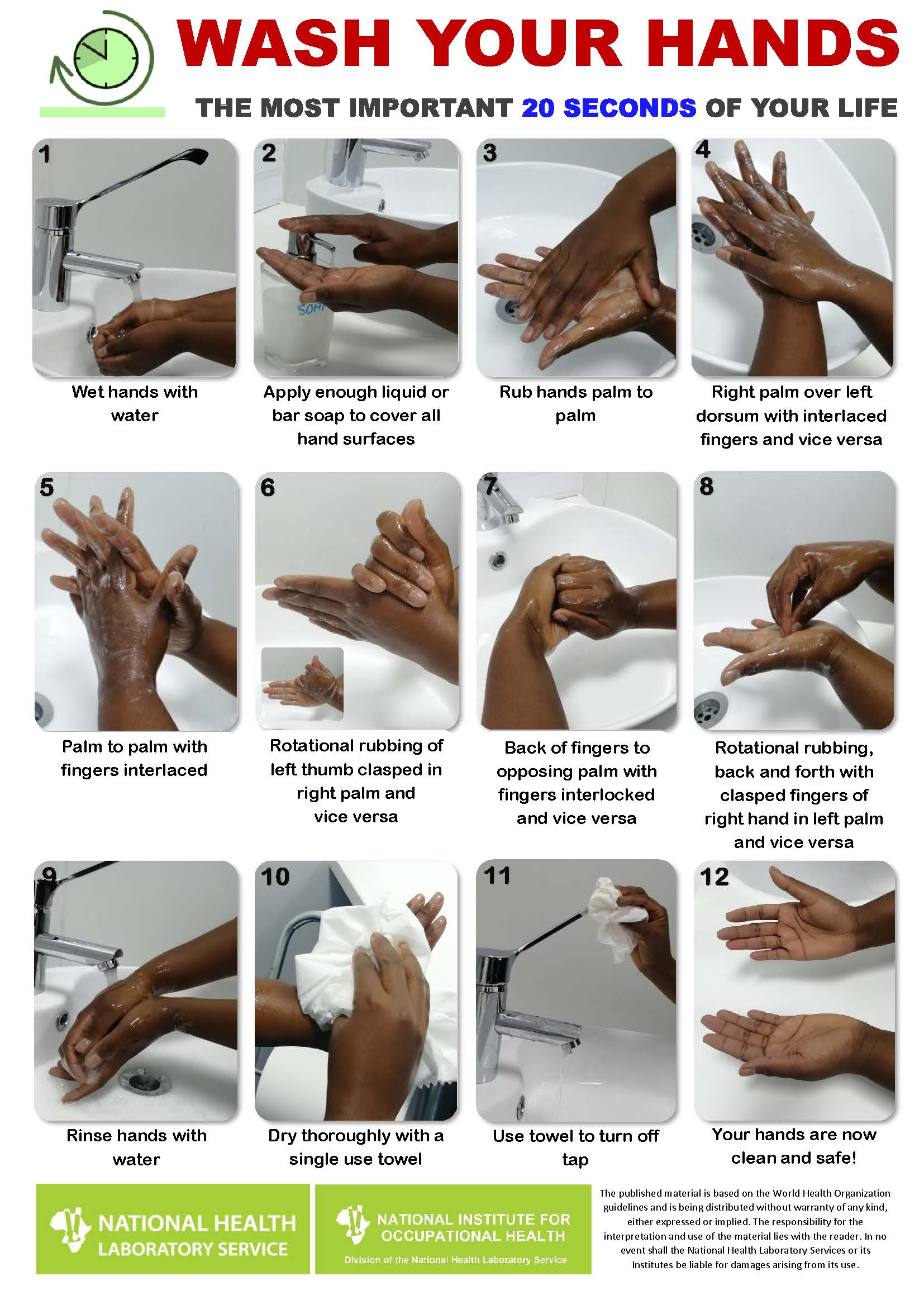 Handwashing technique